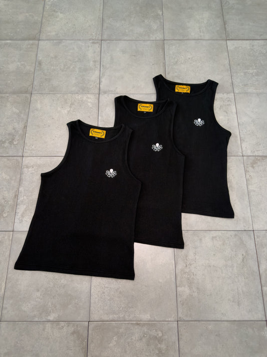 CHUNKY TANK TOP BLACK