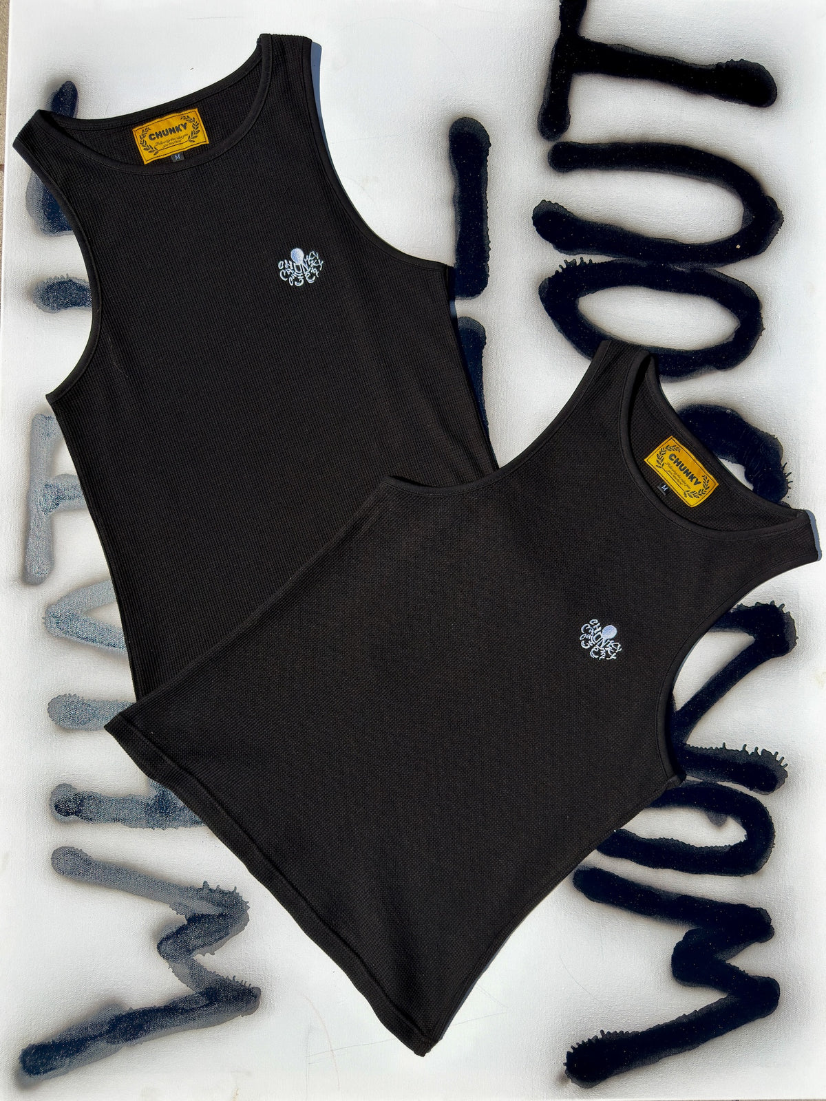 CHUNKY TANK TOP BLACK