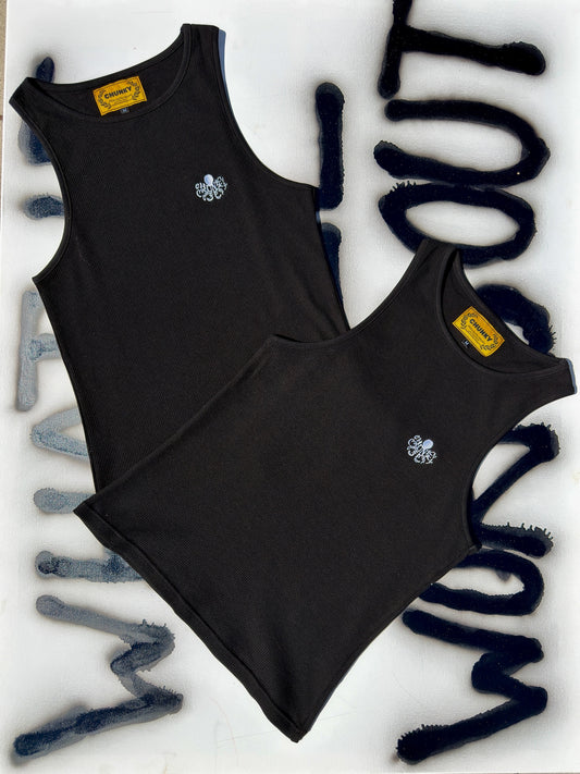 CHUNKY TANK TOP BLACK
