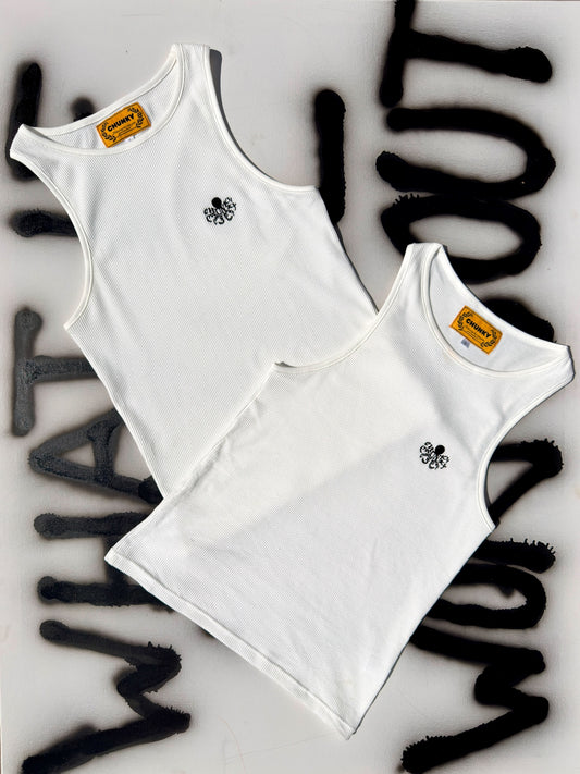 CHUNKY TANK TOP WHITE