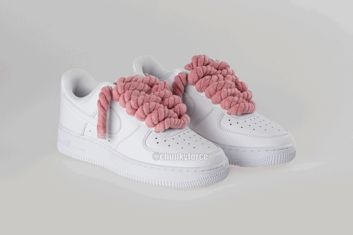 Snow rope laces - AF1 White