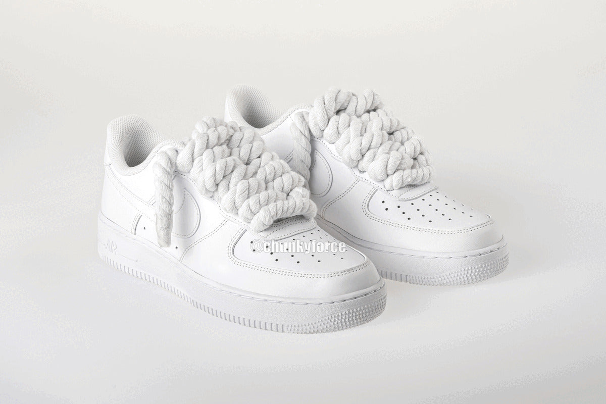 Snow rope laces - AF1 White